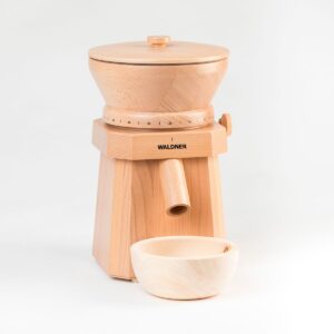 Moara de Bucatarie cu piatra WALDNER Silence, lemn de fag,130 gr/min, 400W